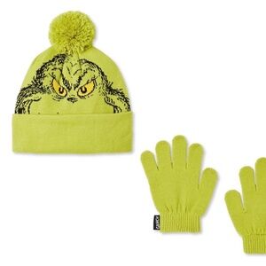 Grinch Toque Beanie & Glove Set
